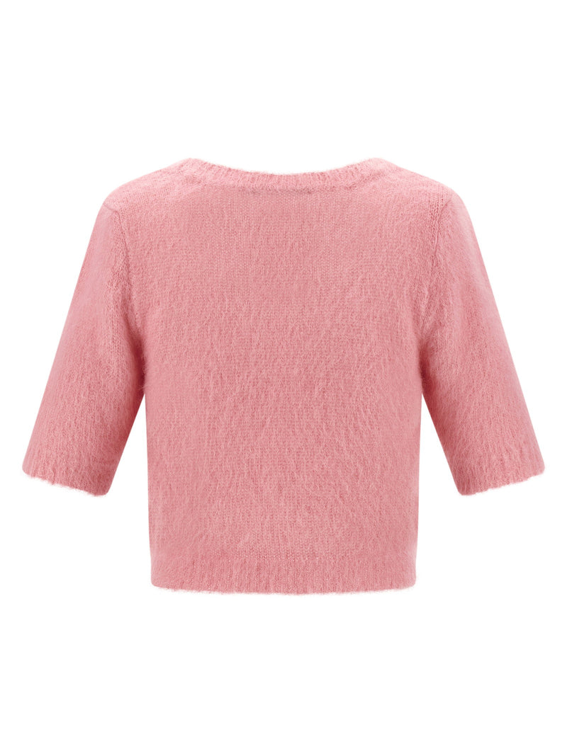 Alessandra Rich Alessandra Rich Carded Mohair Sweater