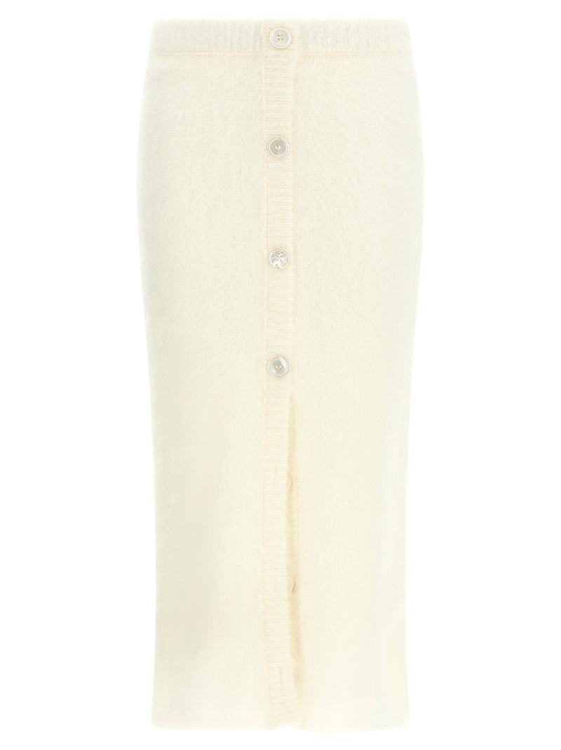 Alessandra Rich Alessandra Rich Carded Mohair Skirt