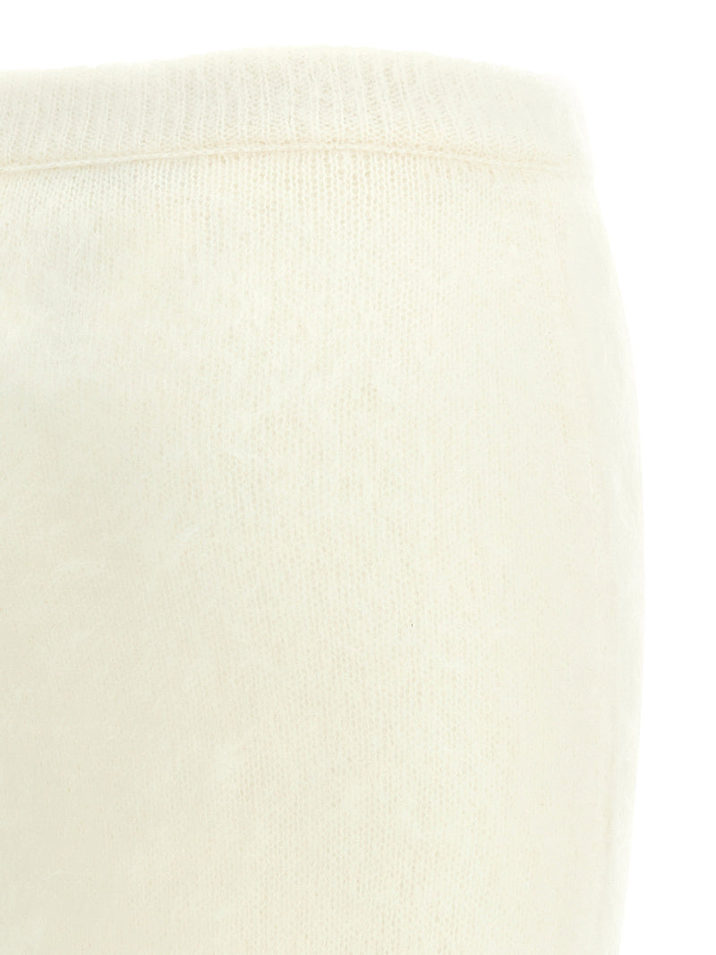 Alessandra Rich Alessandra Rich Carded Mohair Skirt