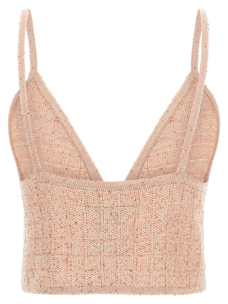 Alessandra Rich Alessandra Rich Sequin Top