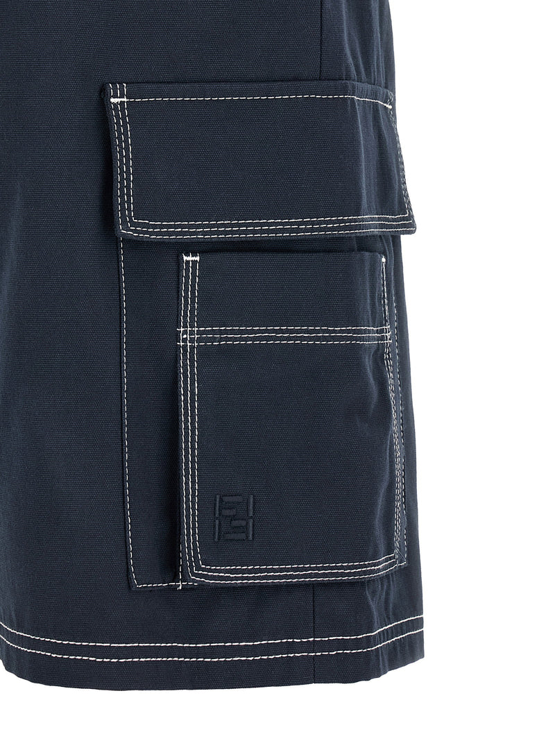Fendi Fendi Bermuda Cargo Canvas Shorts