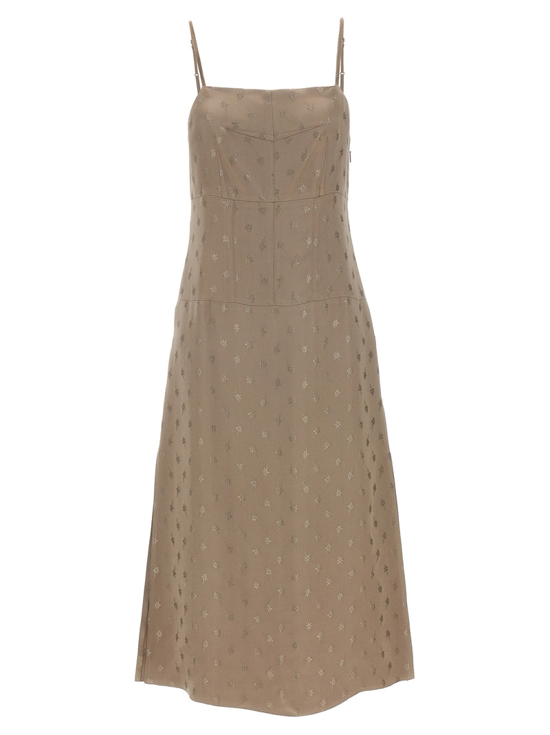 Fendi Satin Midi Dress - Style 3AQ3OF1SA0 | Urbalenti™ NYC