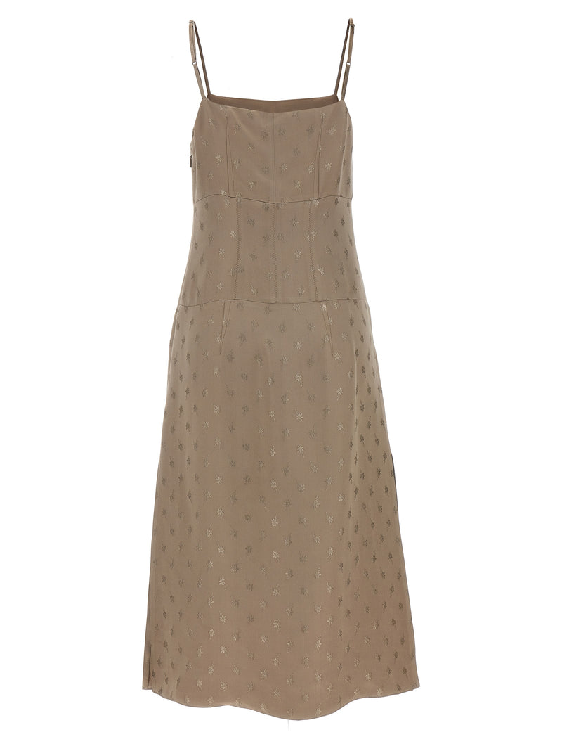 Fendi Satin Midi Dress - Style 3AQ3OF1SA0 | Urbalenti™ NYC