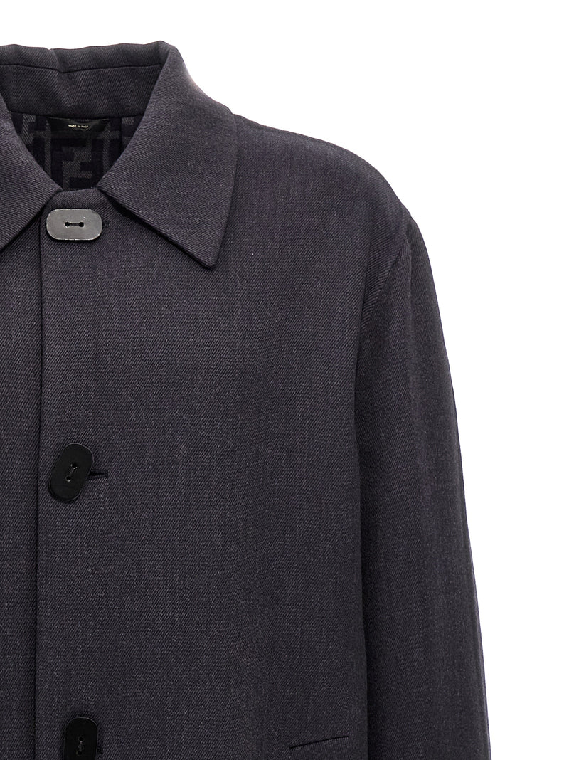 Fendi Double Wool Coat | Urbalenti™ NYC