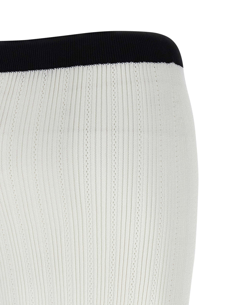 Balmain Balmain Two-tone Miniskirt