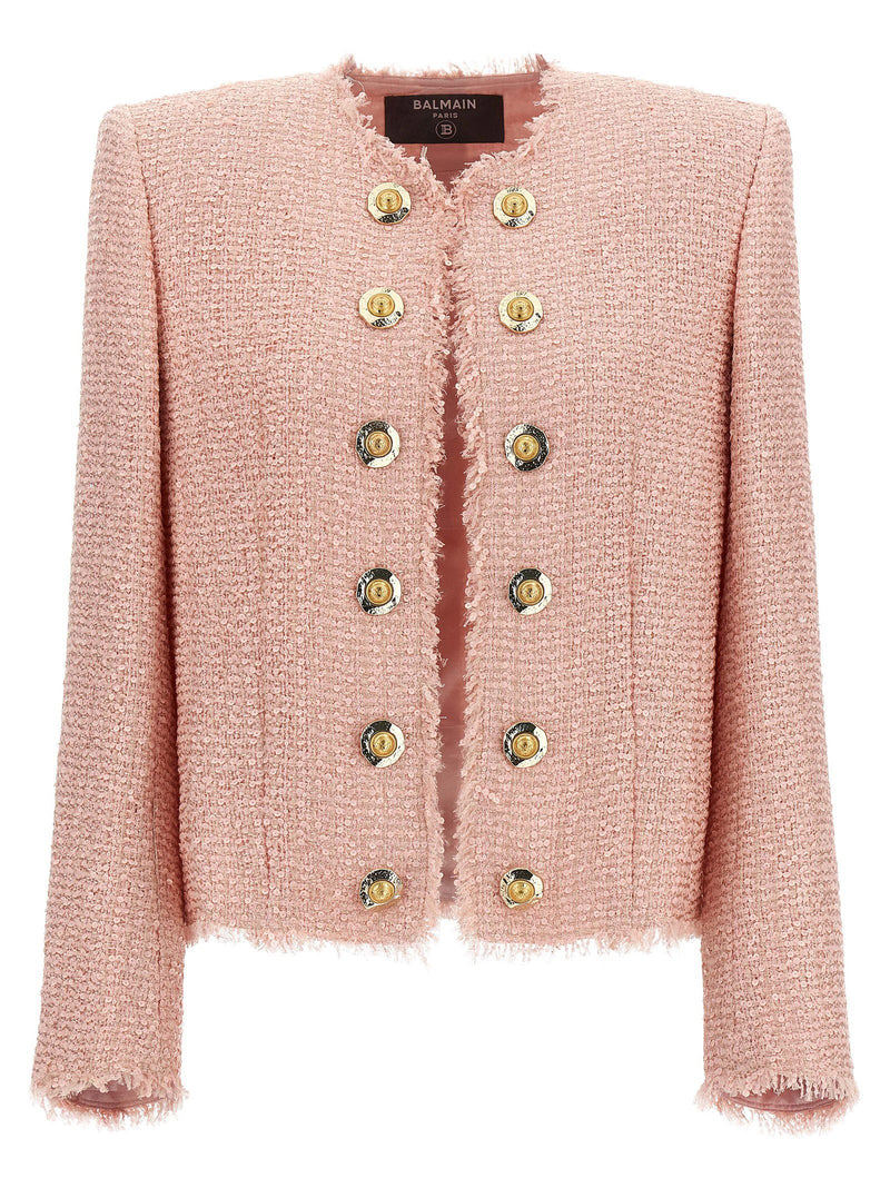 Balmain Balmain Sequin Tweed Blazer