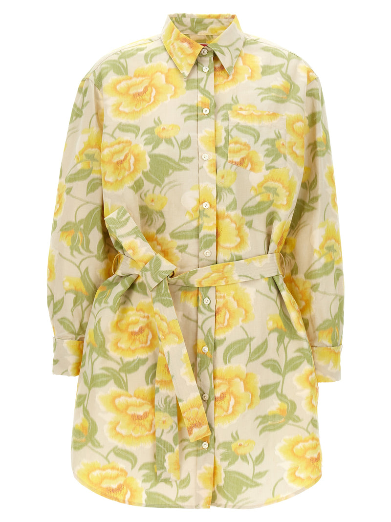 Kenzo Peonies Kimono Sleeve Dress | Urbalenti™ NYC