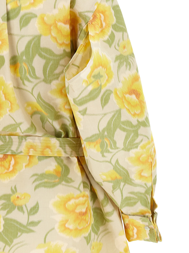 Kenzo Peonies Kimono Sleeve Dress | Urbalenti™ NYC
