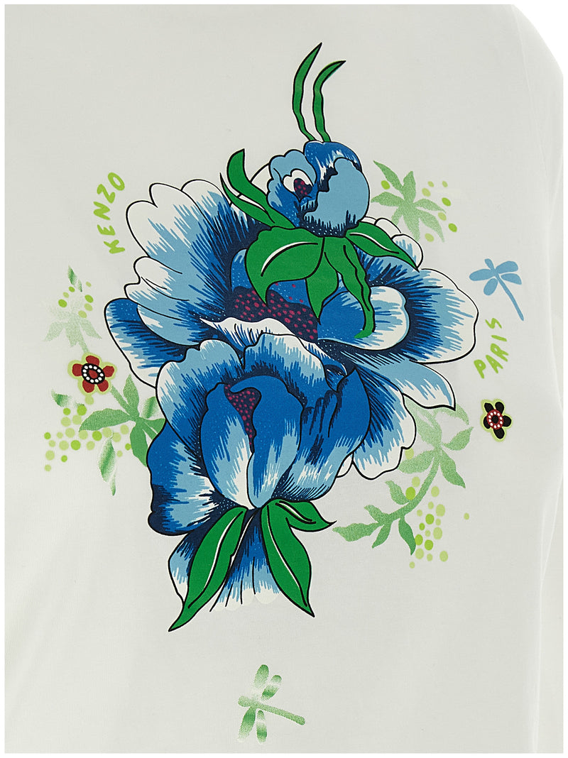 Kenzo Peonies T-shirt | Urbalenti™ NYC