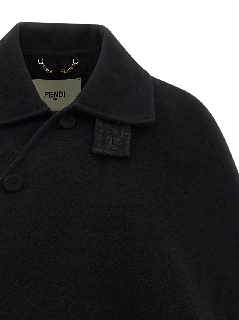 Fendi Fendi Double Wool Cape