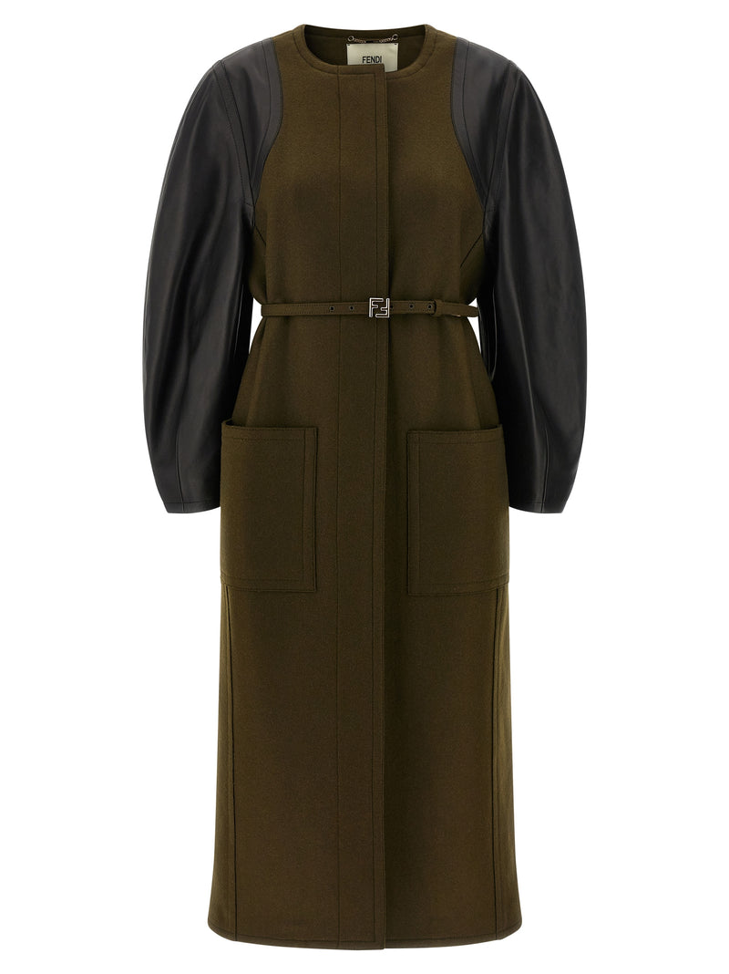 Fendi Fendi Wool Felt Coat