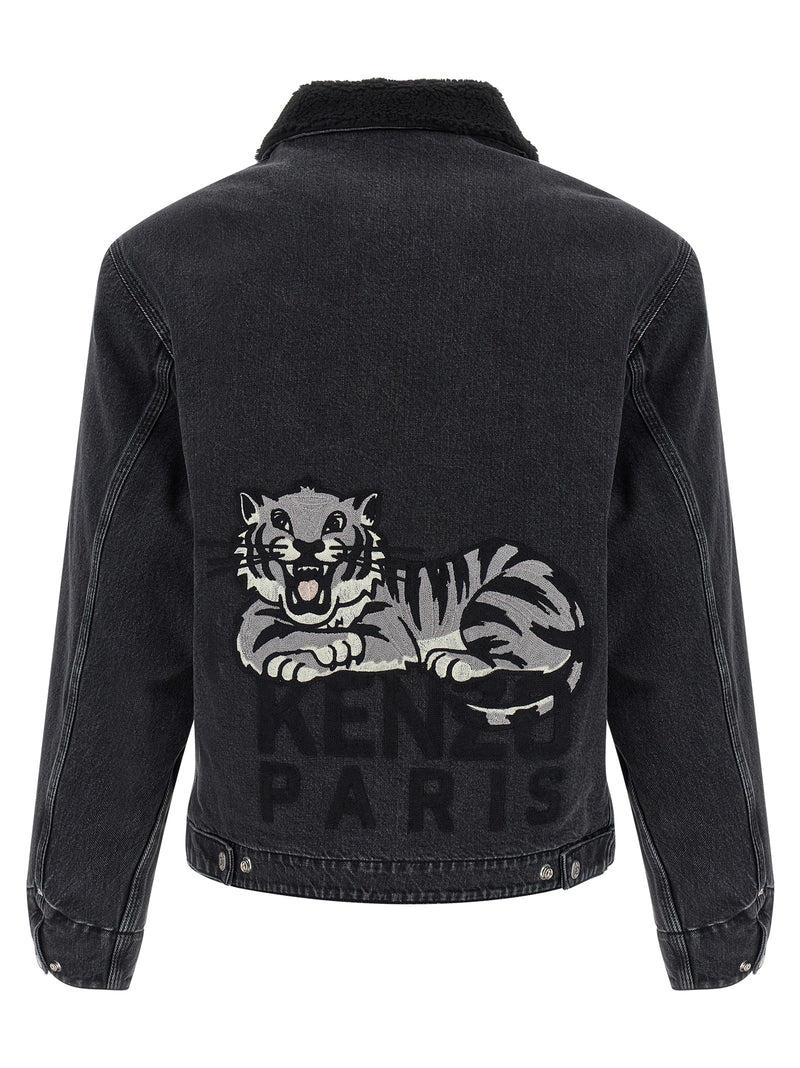 Kenzo Kenzo Happy Tiger Denim Jacket