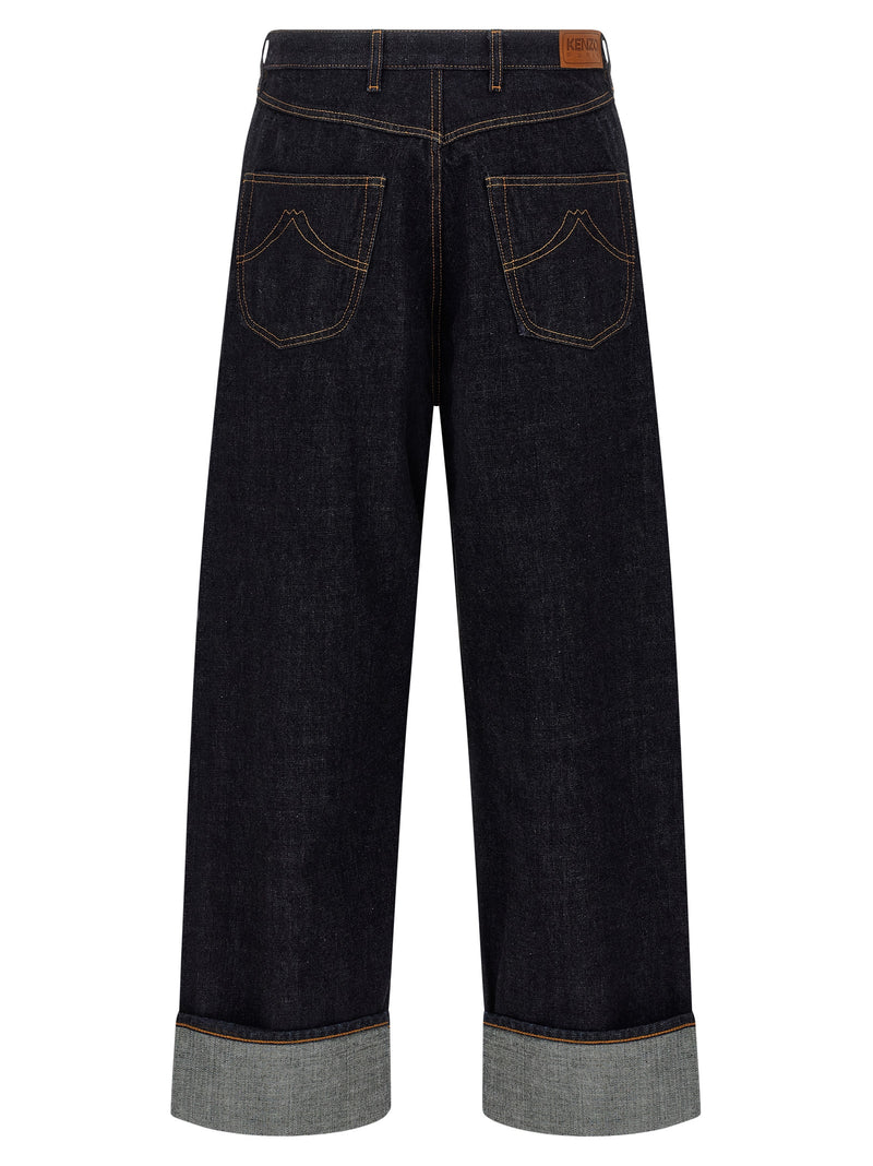 Kenzo Turn Up Jeans | Urbalenti™ NYC