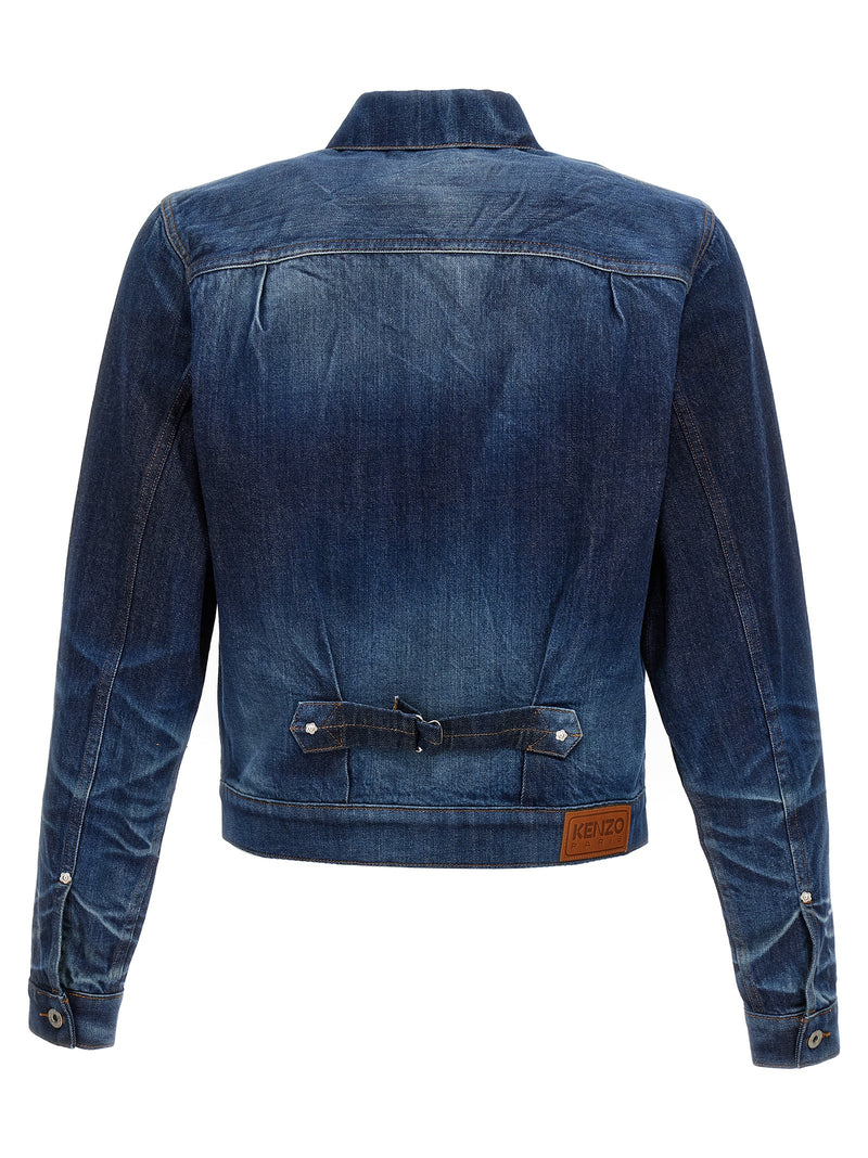 Kenzo Japanese Denim Jacket - Leather - Style DV3126I7DY | Urbalenti | U... | Urbalenti™ NYC