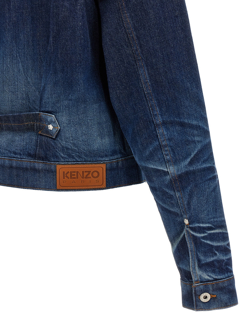 Kenzo Japanese Denim Jacket - Leather - Style DV3126I7DY | Urbalenti | U... | Urbalenti™ NYC
