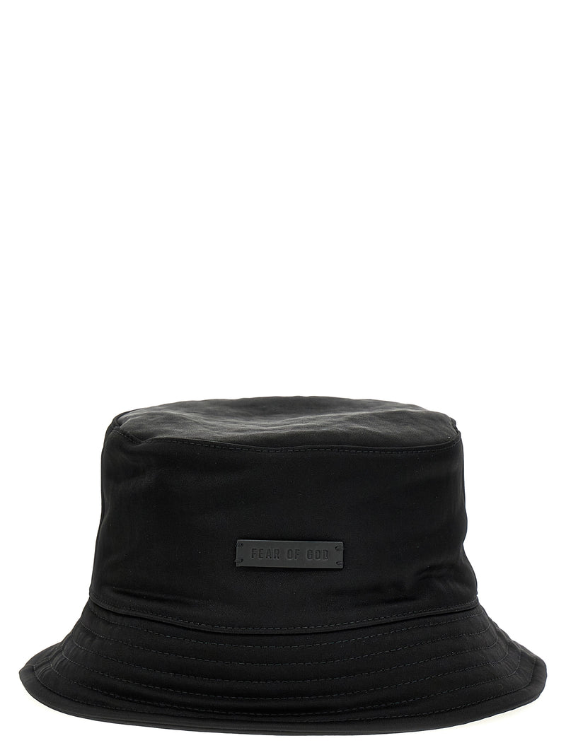 Fear Of God Logo Patch Bucket Hat | Urbalenti™ NYC