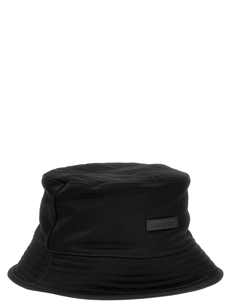 Fear Of God Logo Patch Bucket Hat | Urbalenti™ NYC