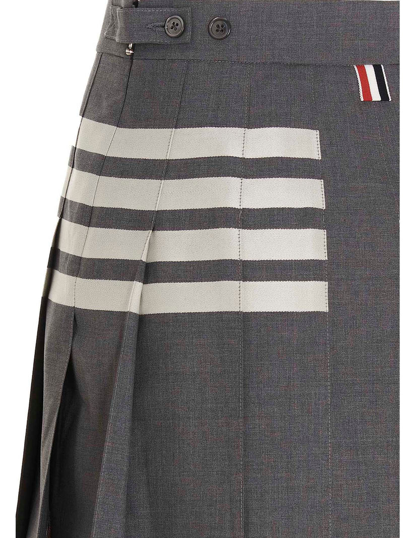 Thom Browne Thom Browne 4 Bar’ Skirt