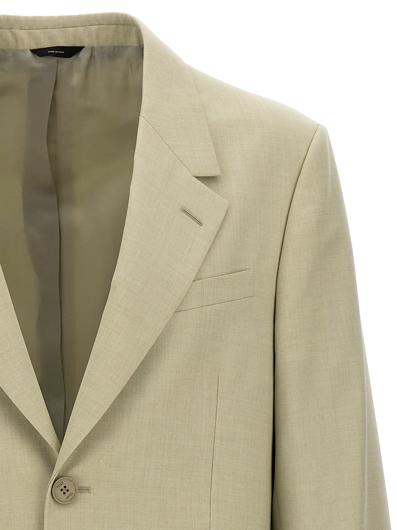 Fendi Fendi Single-breasted Wool Blazer
