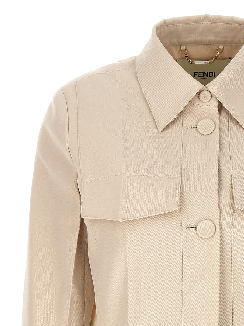 Fendi Fendi Tailored Crop Jacket