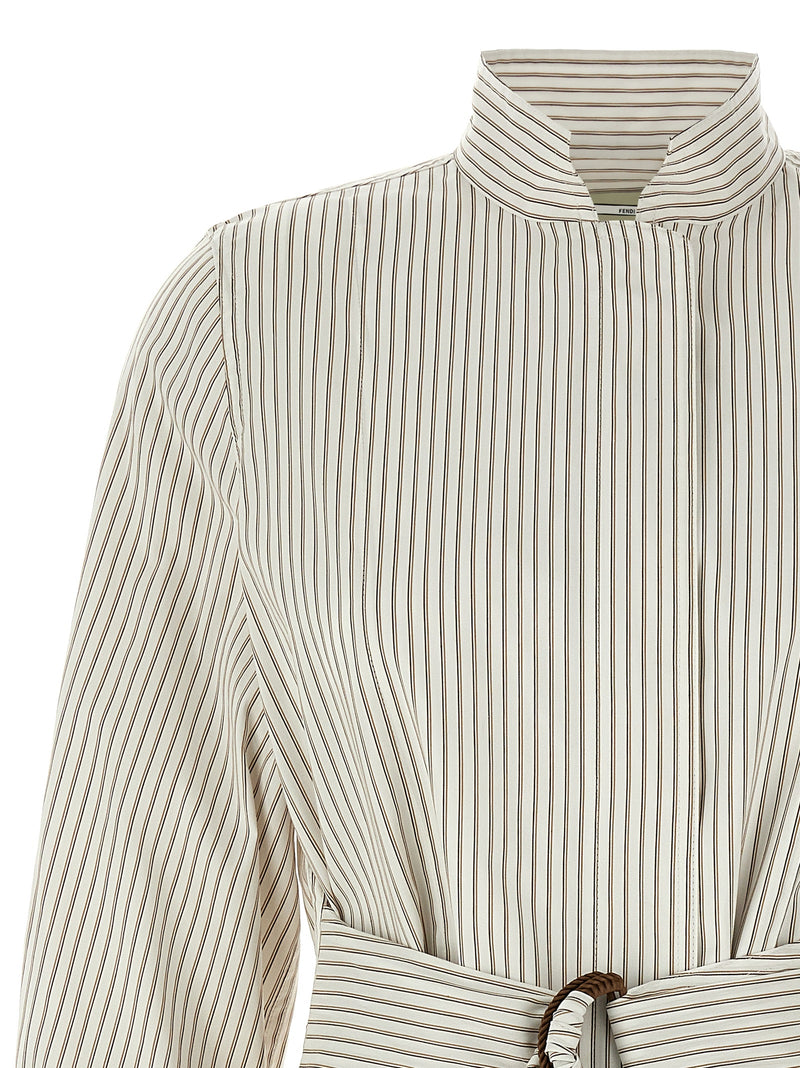 Fendi Striped Blouson | Urbalenti™ NYC