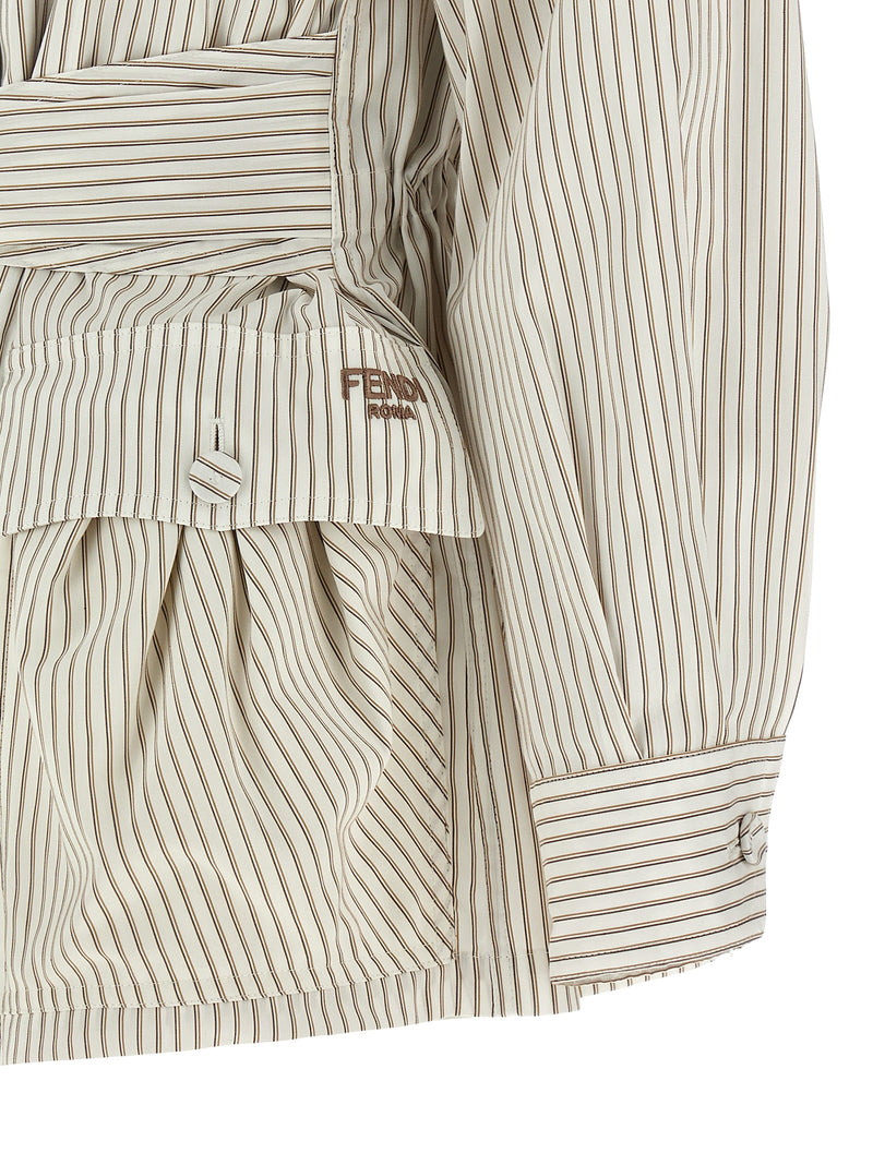 Fendi Striped Blouson | Urbalenti™ NYC