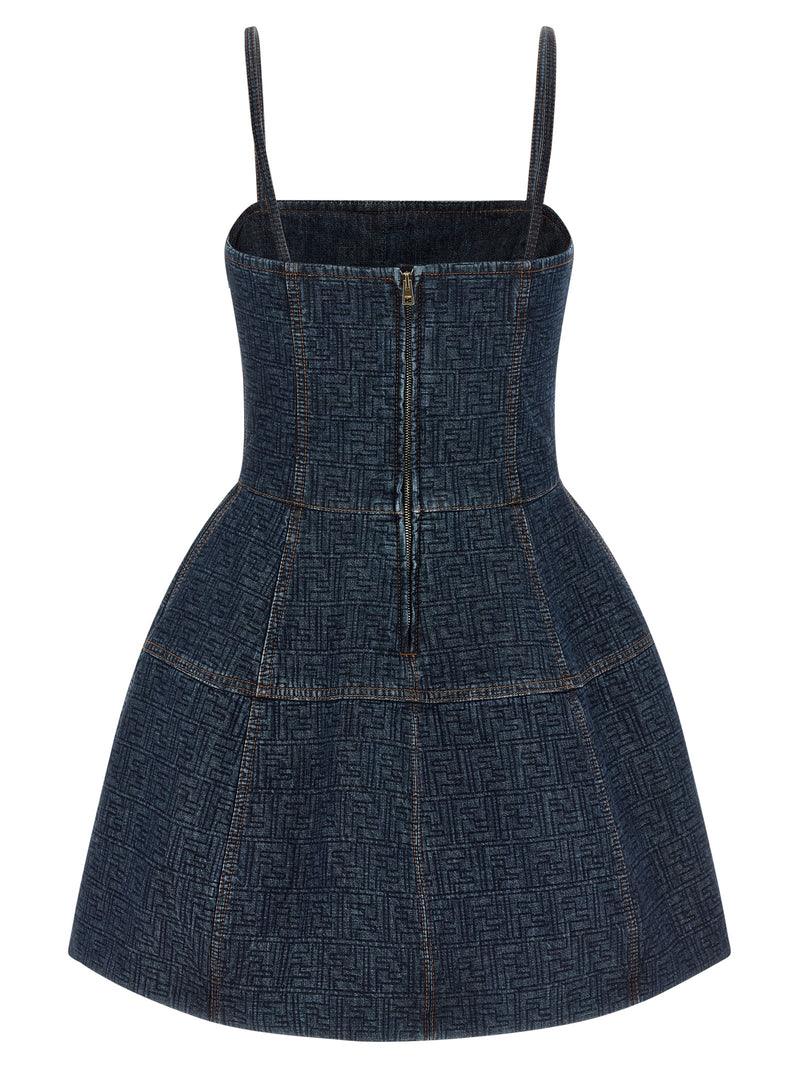 Fendi Fendi Ff Denim Dress