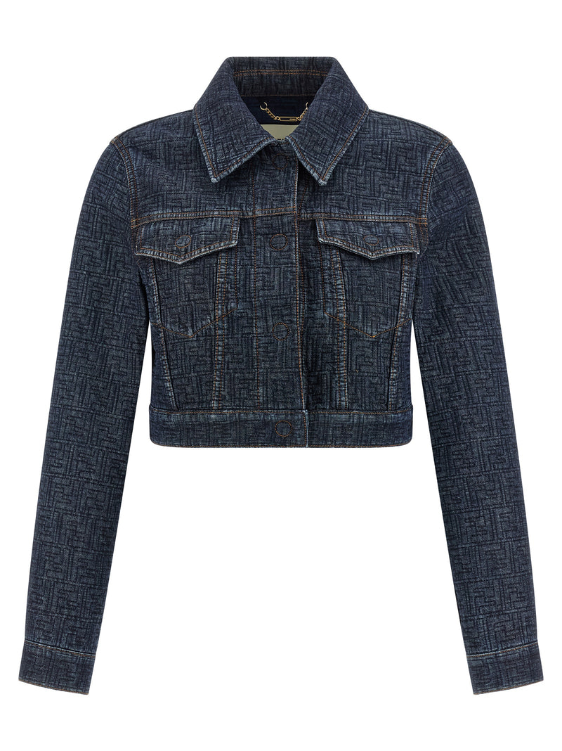Fendi Fendi Ff Denim Bolero Jacket