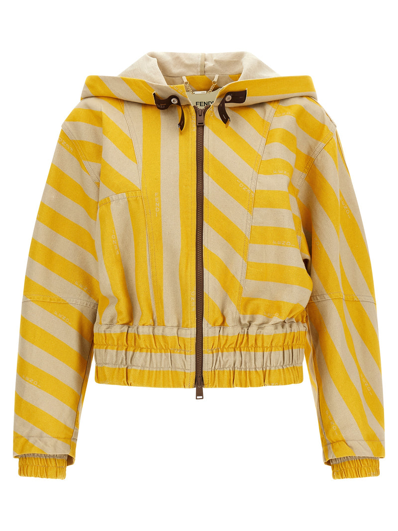 Fendi Fendi Pequin Striped Jacket