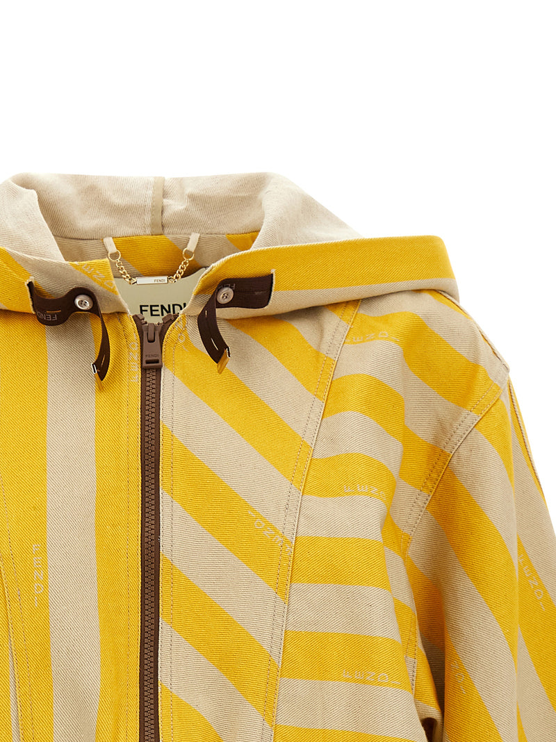 Fendi Fendi Pequin Striped Jacket