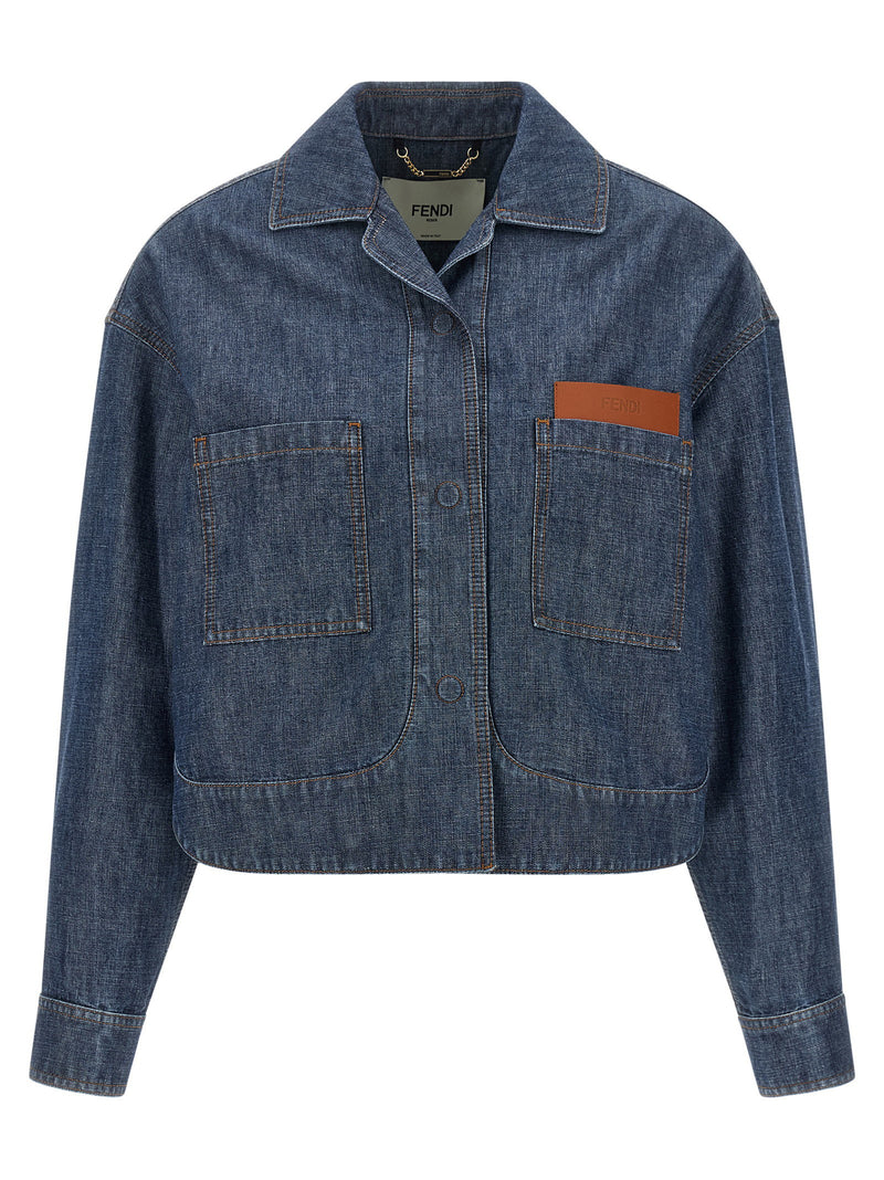 Fendi Fendi Chambray Denim Jacket