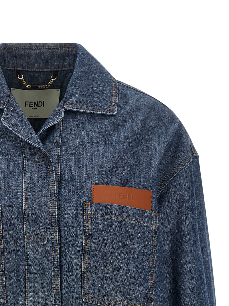 Fendi Fendi Chambray Denim Jacket