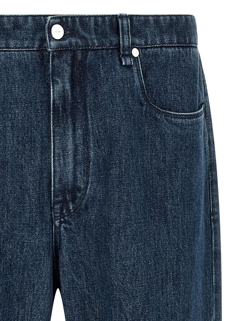 Fendi Ff Inner Jeans | Urbalenti™ NYC