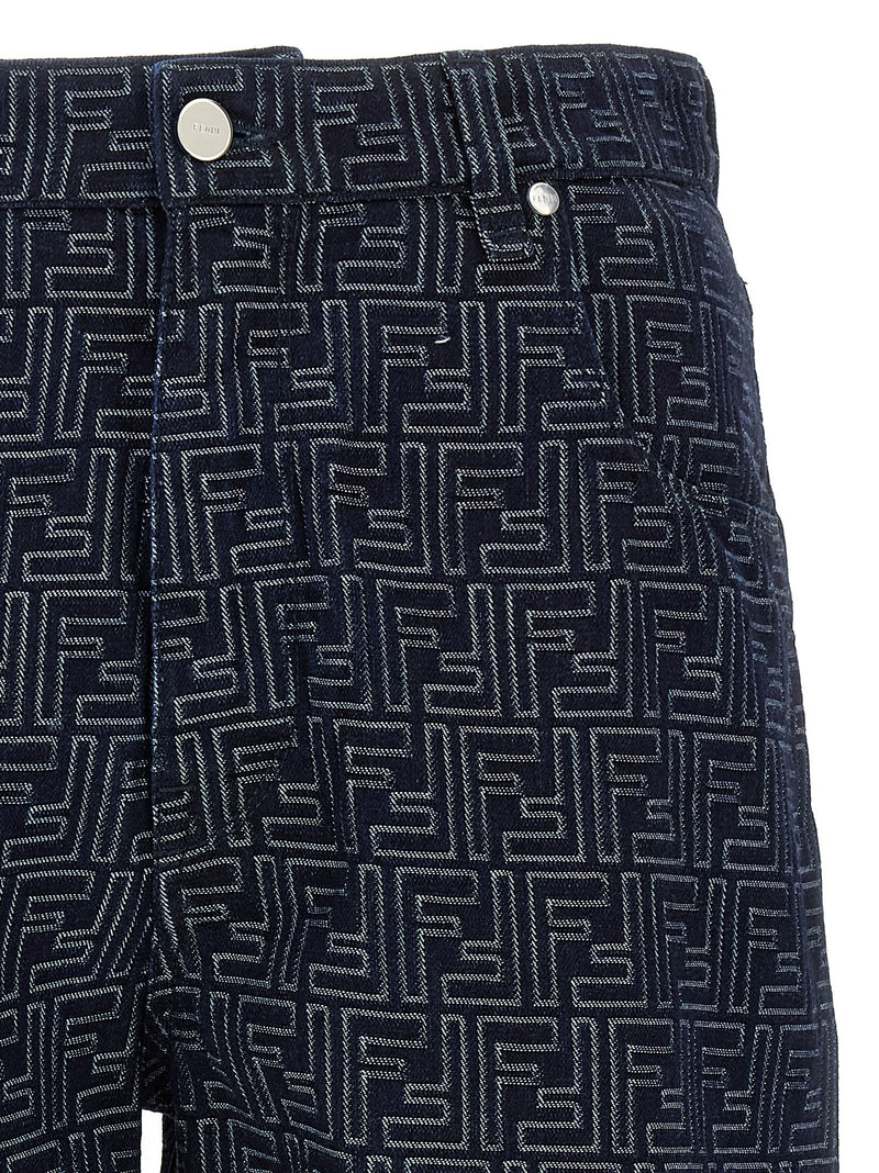 Fendi Bermuda Jeans Jacquard Ff | Urbalenti™ NYC