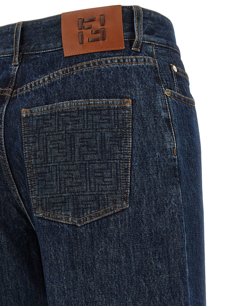 Fendi Ff Padded Jeans | Urbalenti™ NYC