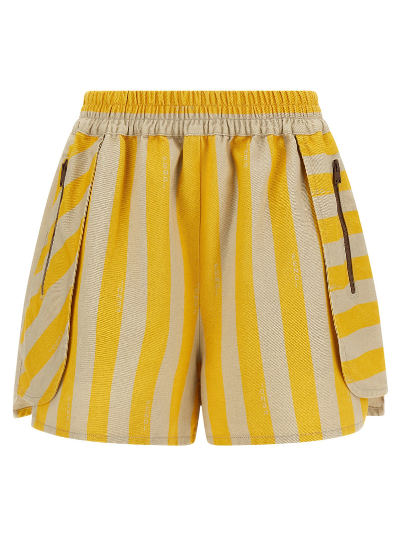 Fendi Fendi Pequin Striped Shorts