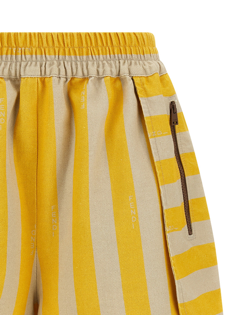 Fendi Fendi Pequin Striped Shorts