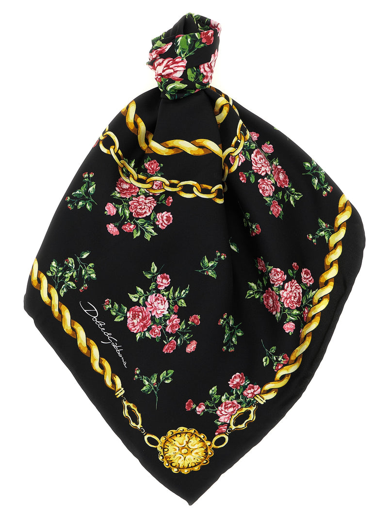 Dolce & Gabbana Dolce & Gabbana Mazzolini Di Rose Scarf