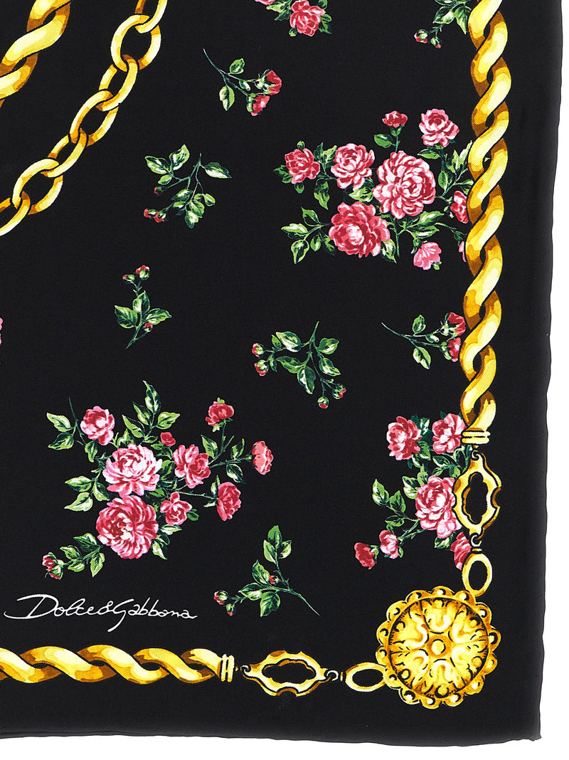 Dolce & Gabbana Dolce & Gabbana Mazzolini Di Rose Scarf