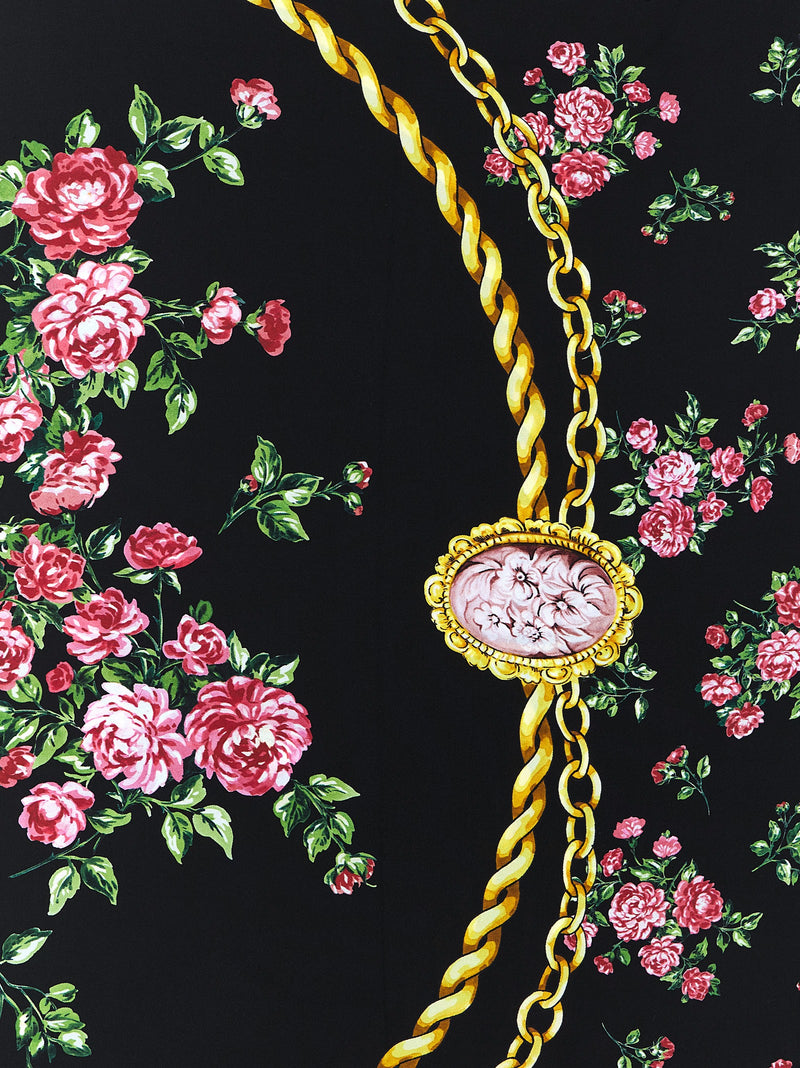 Dolce & Gabbana Dolce & Gabbana Mazzolini Di Rose Scarf