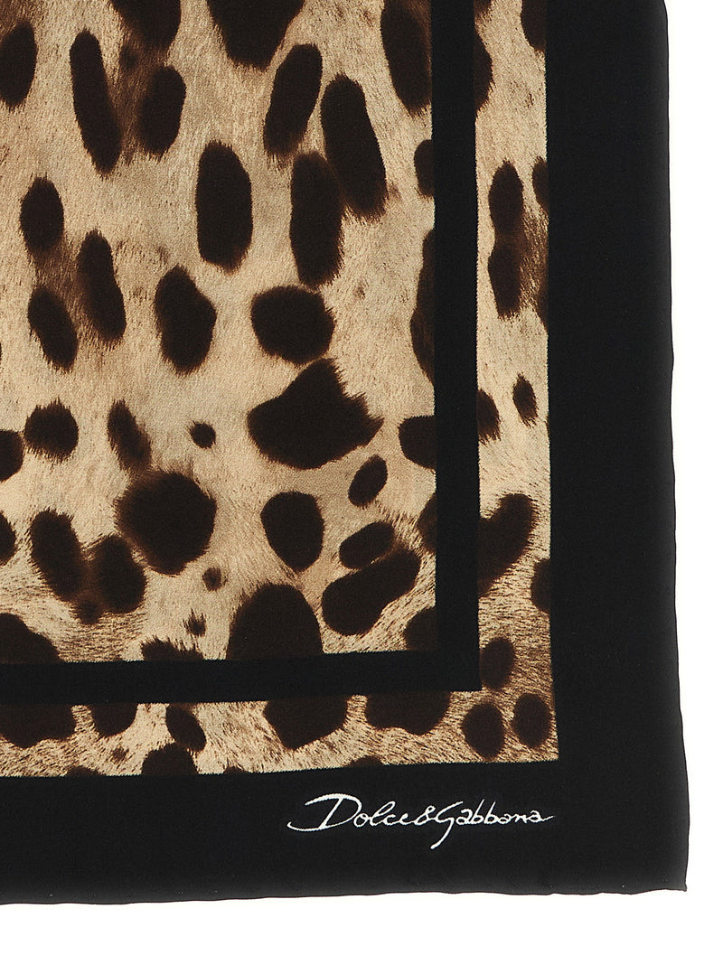 Dolce & Gabbana Dolce & Gabbana Leopard-print Scarf