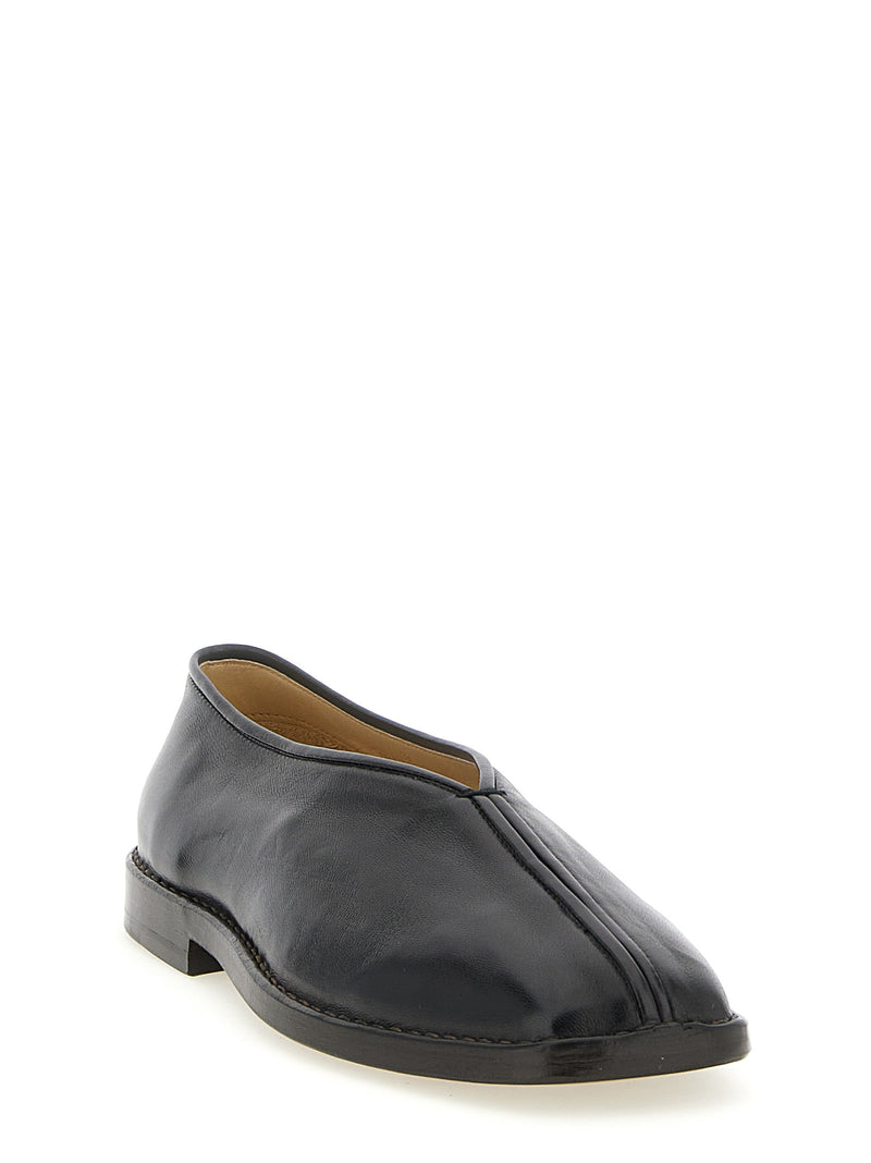 Lemaire Flat Piped Slippers | Urbalenti™ NYC