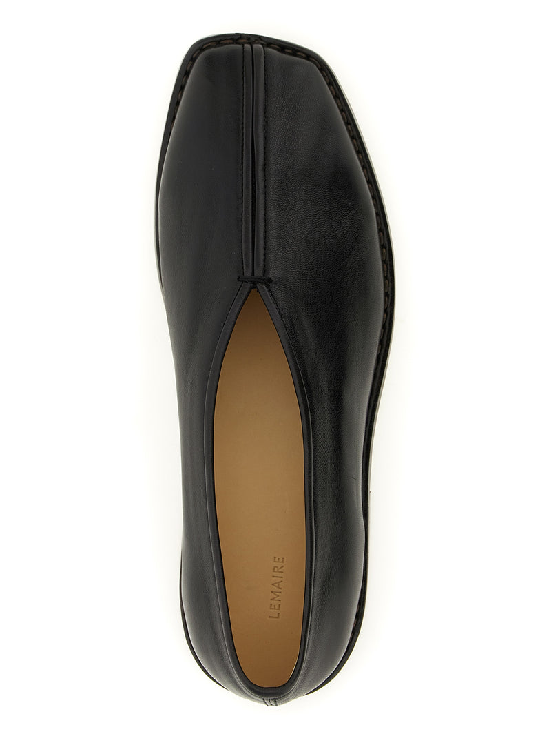 Lemaire Flat Piped Slippers | Urbalenti™ NYC