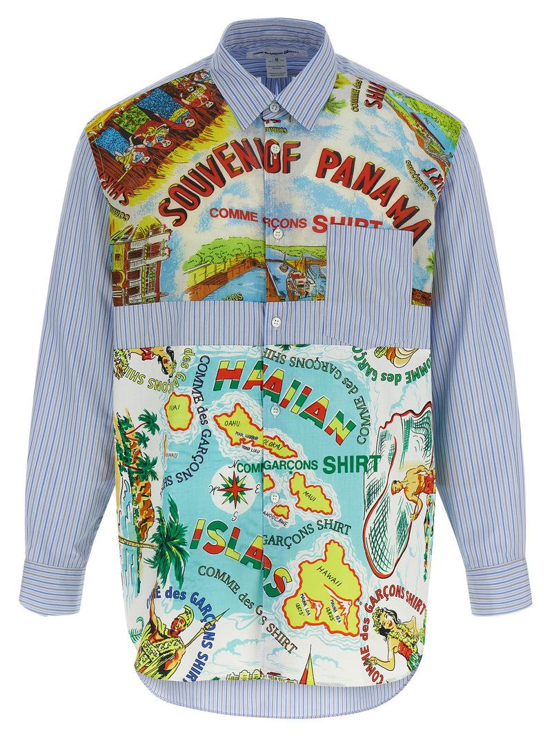 Comme Des Garcons Shirt Comme Des Garcons Shirt Patterned Inserts Shirt