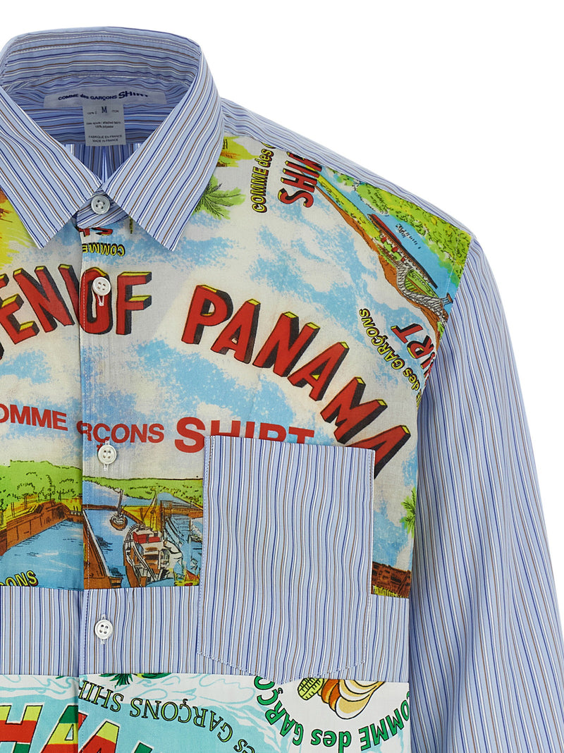 Comme Des Garcons Shirt Comme Des Garcons Shirt Patterned Inserts Shirt