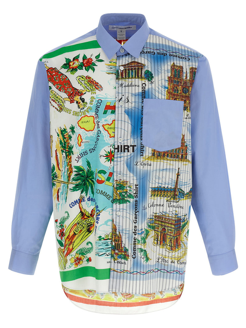 Comme Des Garcons Shirt Printed Shirt | URBALENTI™ NYC