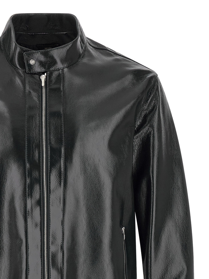 Fendi Fendi Lacquered Leather Blouson