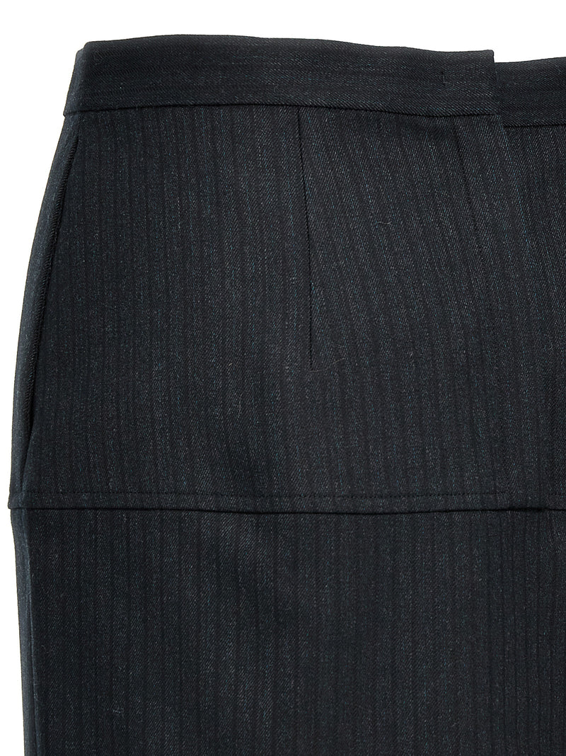 Fendi Pinstriped Wool Skirt | Urbalenti™ NYC