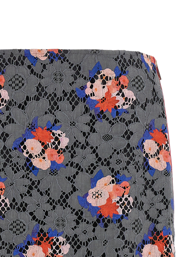 Fendi Fendi Bouquet Lace Skirt