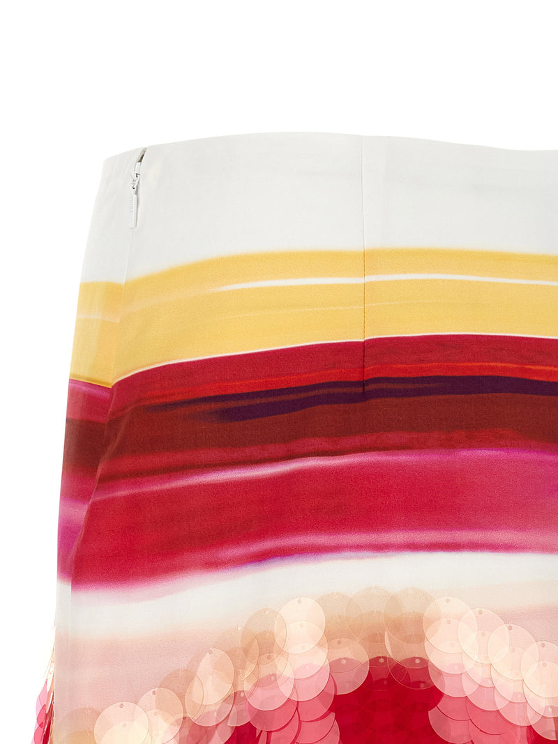 Fendi Fendi Striped Cotton Skirt